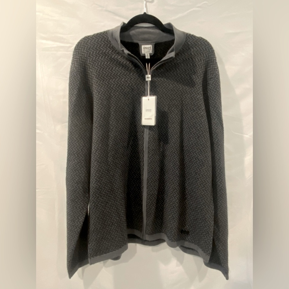NWT Armani Collezioni Cashmere Cardigan Men’s XL
